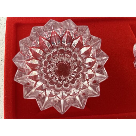 Pair Cristal D'Arques Cheverny Candle Holders For Tapers Or Tealights France NIB - Picture 6 of 8